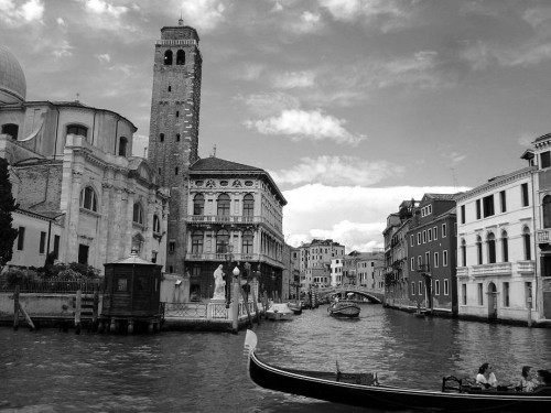 Antiquités - Venise, le Grand Canal à Cannaregio - Giuseppe Riva (1834-1916)